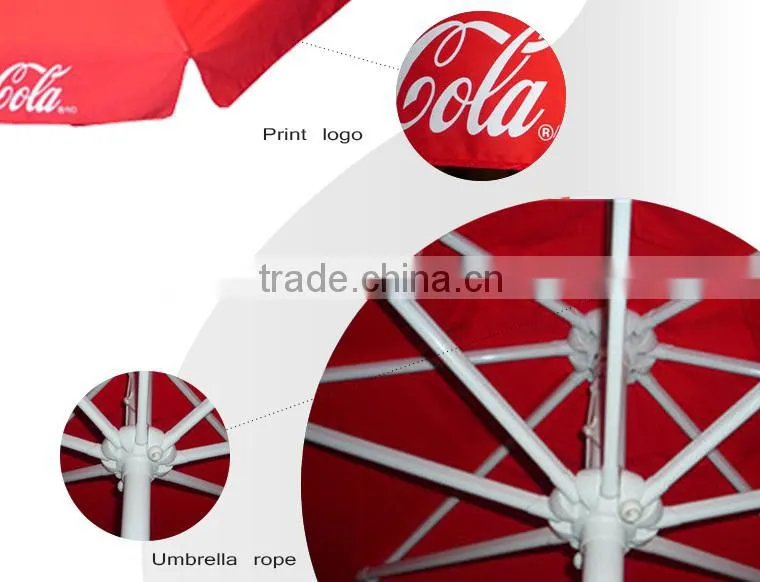 red color good print cheap promotional umbrellas