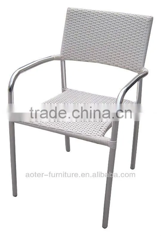White color rattan dining room chairs