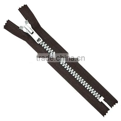 #3 #5 #8 silver teeth close end resin zipper