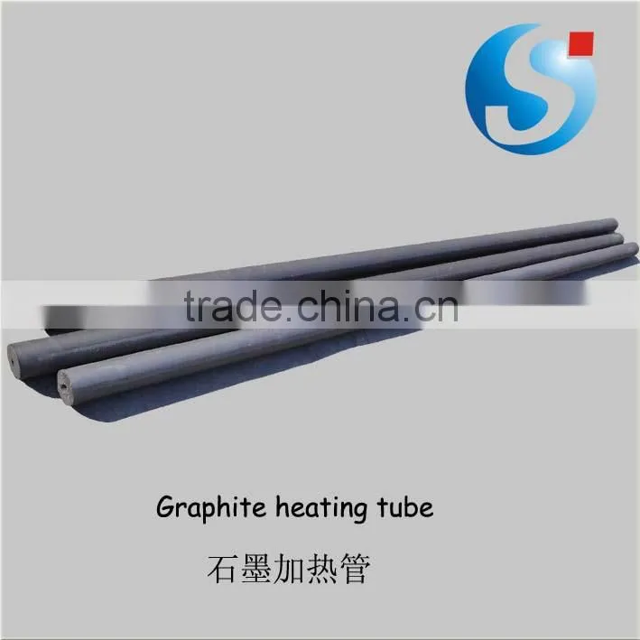 Graphite block and graphite rod