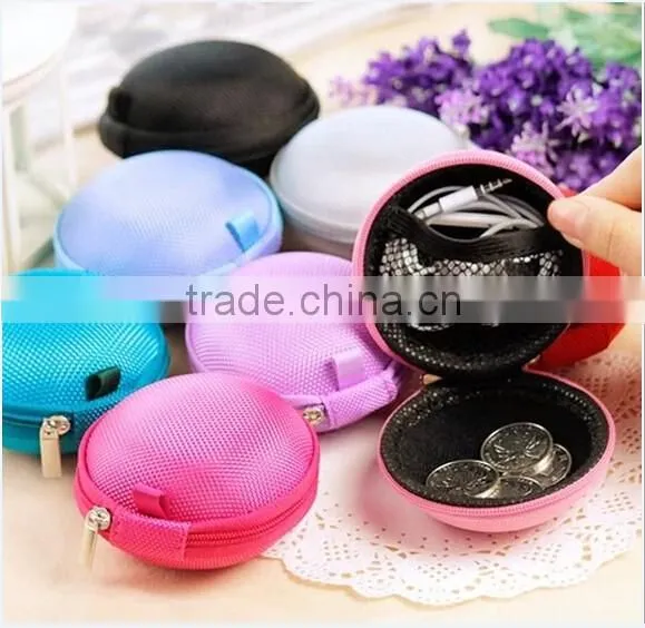 2016 factory stock cheap price mini EVA earphone case