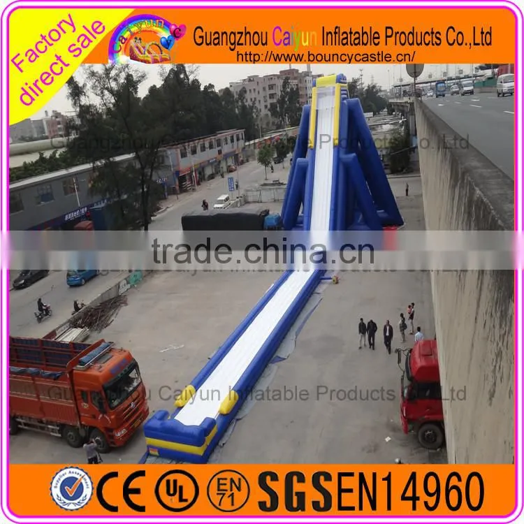 Biggest inflatable water slide type inflatable giant water slide for sale