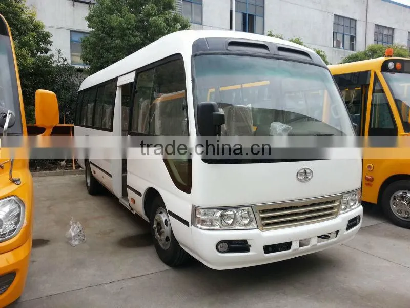 6m 20 seater coaster mini bus with Cummins engine for hot sale