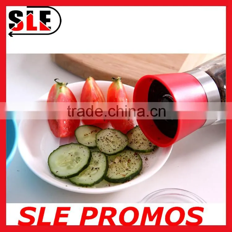 Hot Selling Custom Glass Pepper Mills,Manual High Quality Wholesale Pepper Grinder,Mini Clear Factory Salt Spice jar With Design
