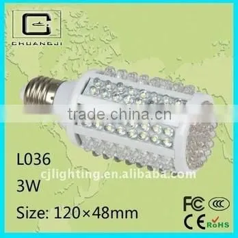 3 W super lumens factory price 360 degree led corn lamp