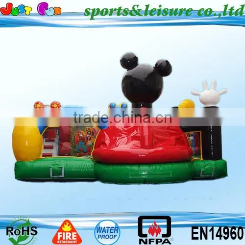 2015 kids playground houses, giant inflatable city, big inflatable combo for sale
