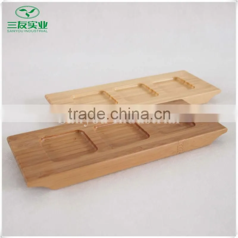 Natural Bamboo Sushi Tray Two Colors