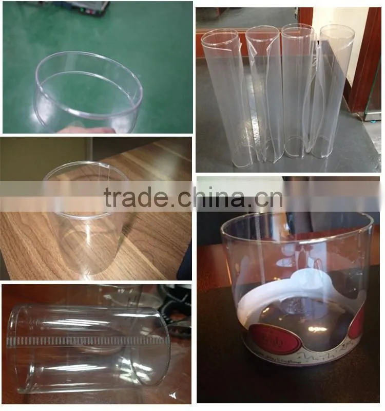 Automatic PVC PET tube packing box crimping curling machine