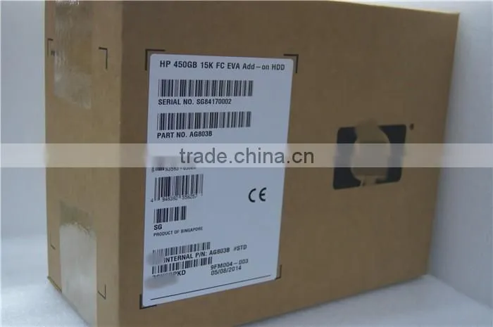 Hot Sale AG803B 450GB 15K 3.5 HDD For HP YN