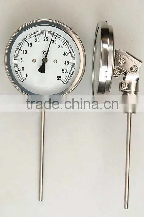 Industry Temp gauge capillary Thermometer manufacturer