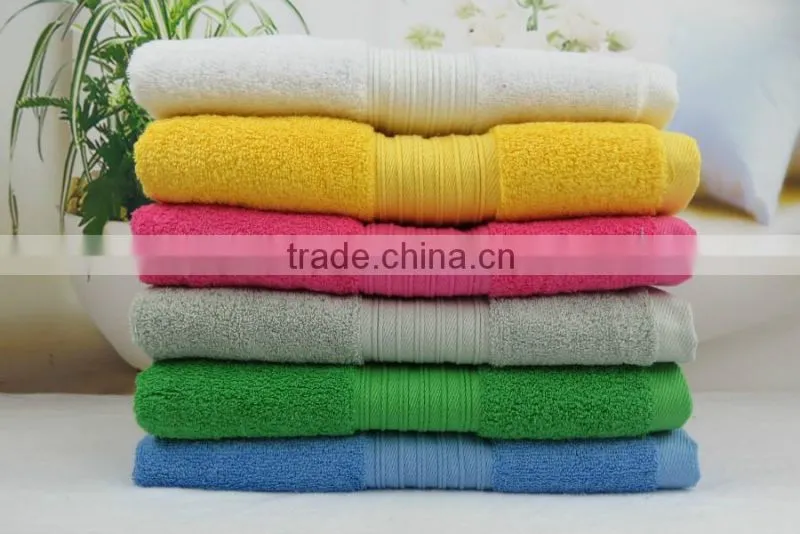 wholesale luxury solid colour super soft high pile plush bath towels