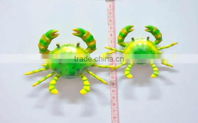 3 inch Pearl Powder Plastic Magnetic Crab, Wholesale Souvenirs