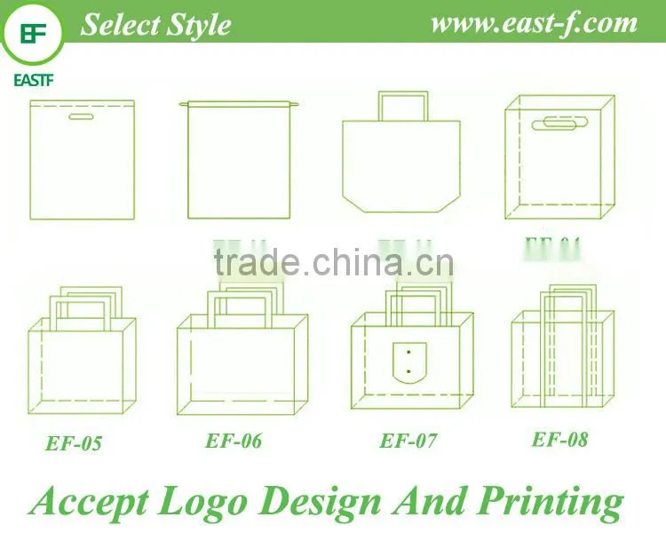 East-Fashion 120g non woven bag AZO free