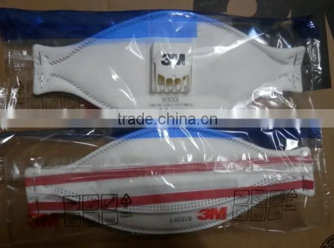 3m 9332 mask Flat-Fold Respirator mine respirator ffp3 3m dust masks 3m 9332 respirator mask
