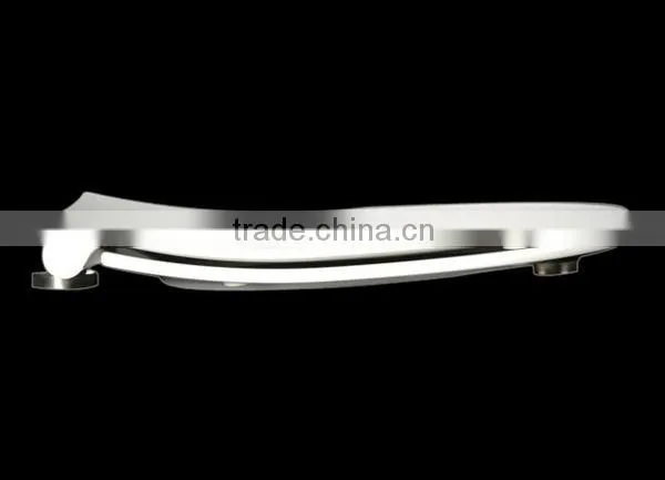 Fashion design duroplast toilet seat with soft close stainless steel hinge and quick release