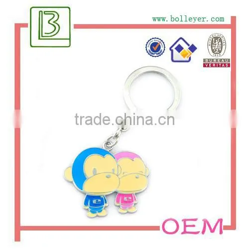 monkey shaped promotional keychain