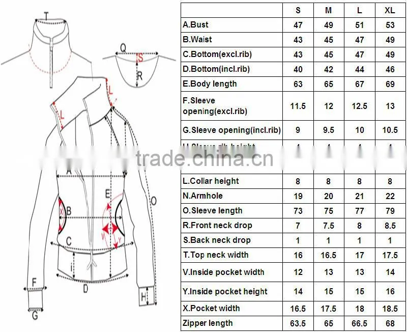 custom womens fleece jacket sweatshirt with satin ribbon covered zipper wholesale china