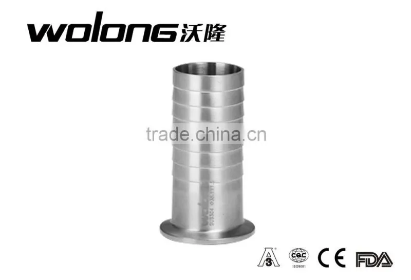 Forged easy install sanitary stainless steel hose coupling