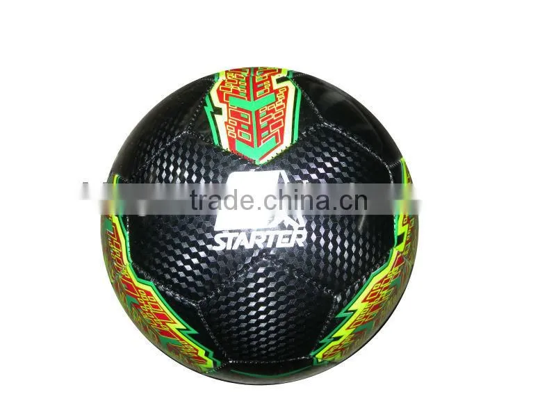 black cool soccerballs