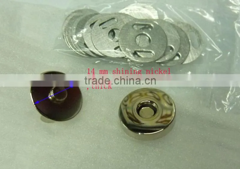 14 mm manget brooch button for purse
