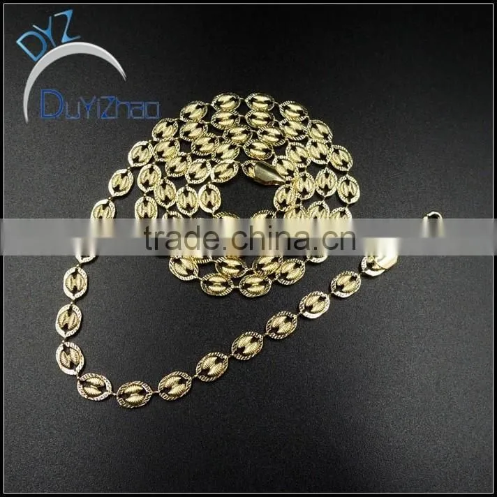 latest design beautiful long hip hop pearl necklace for women