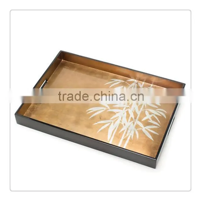 Plastic Rectangle Lacquer Tray