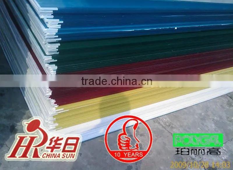 16mm to 20mm polycarbonate honeycomb sheet for building project