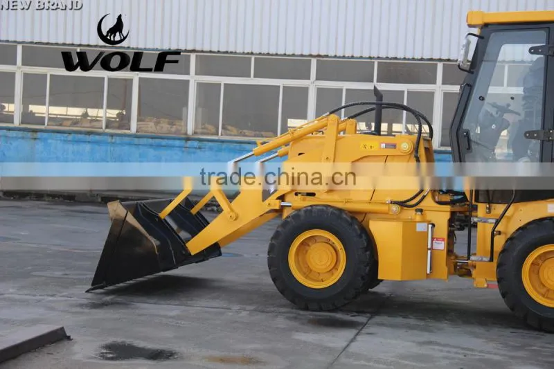 WOLF WZ30-25 backhoe loader for sale with 60kw engine to Africa