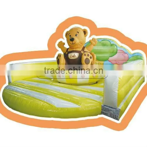 Cheer Amusement Bear and Jungle Themed Inflatable Bouncer for Toddlers