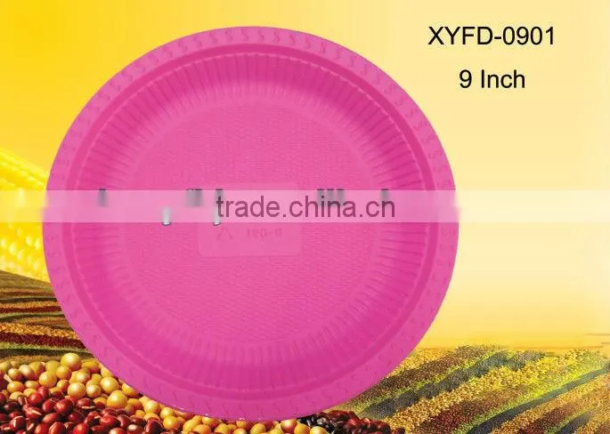 ecofriendly biodegradable disposable dinner plate&dish(XYFD-0901)