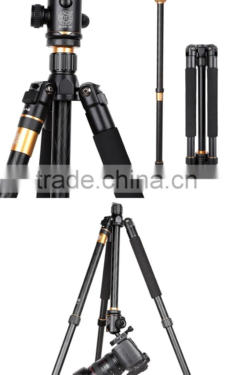 Q999 Professional aluminum camera tripod, digital and slr camera tripod factory direct