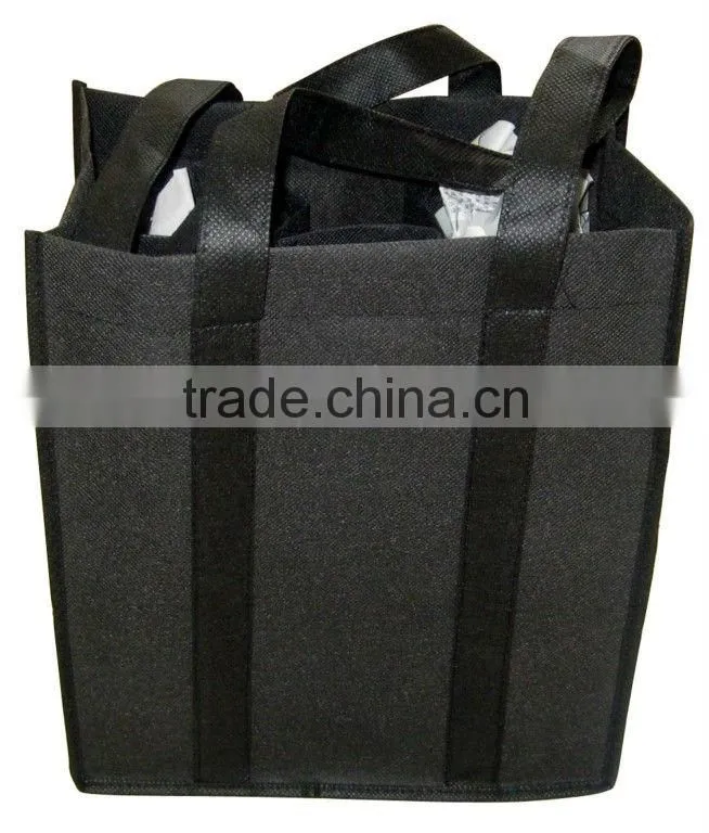 Reusable Wine Bottle Bag with Deviders ,wine bottle carry bag
