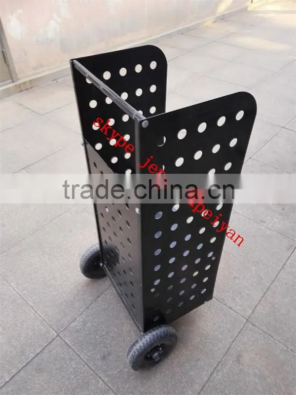 heavy duty iron wooden fire carriage hand cart TC1505