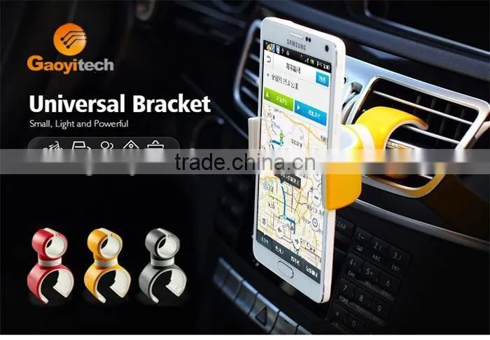 2016 hot mobile accessories air vent car holder for Samsung