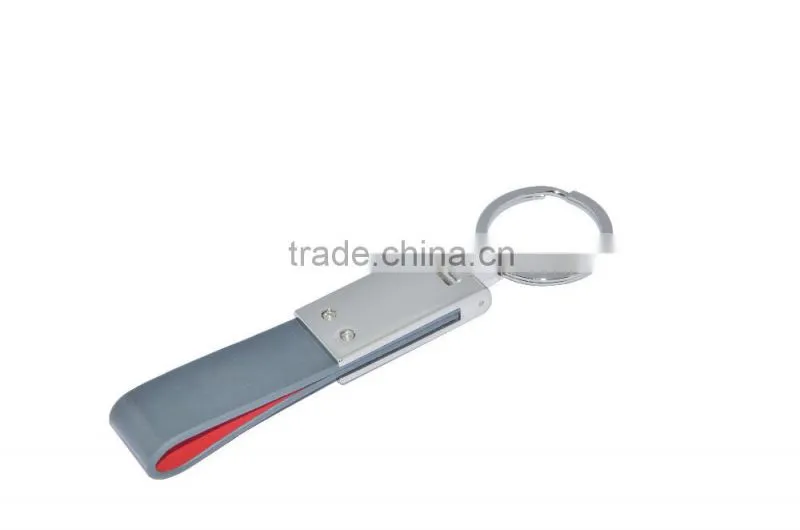 2016 exhibition Promotion gift PU / Genuine leather key chain