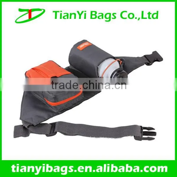 2014 new style sports waterproof flip running belt with bottle holder