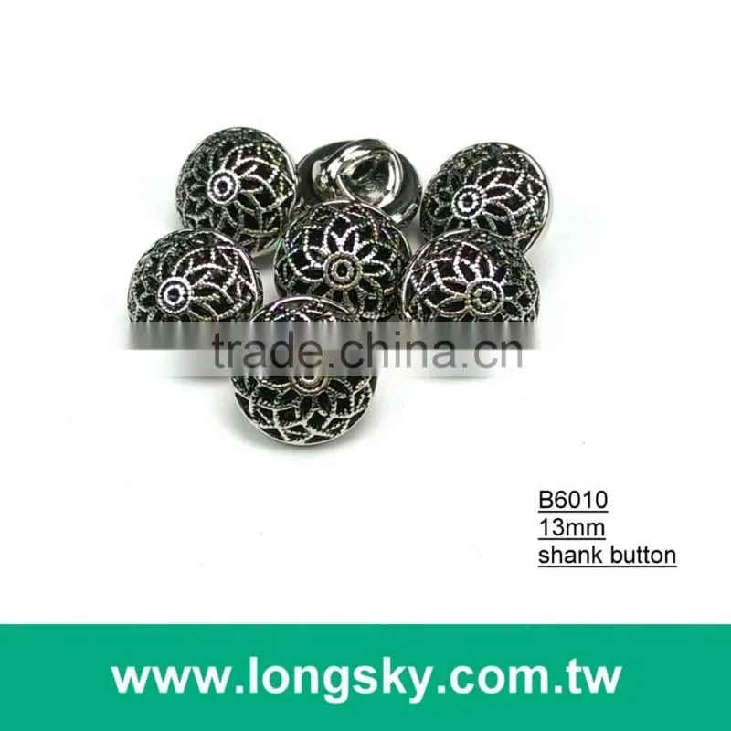 (#B6018/11mm) anthentic plated plastic knot type small buttons for dress