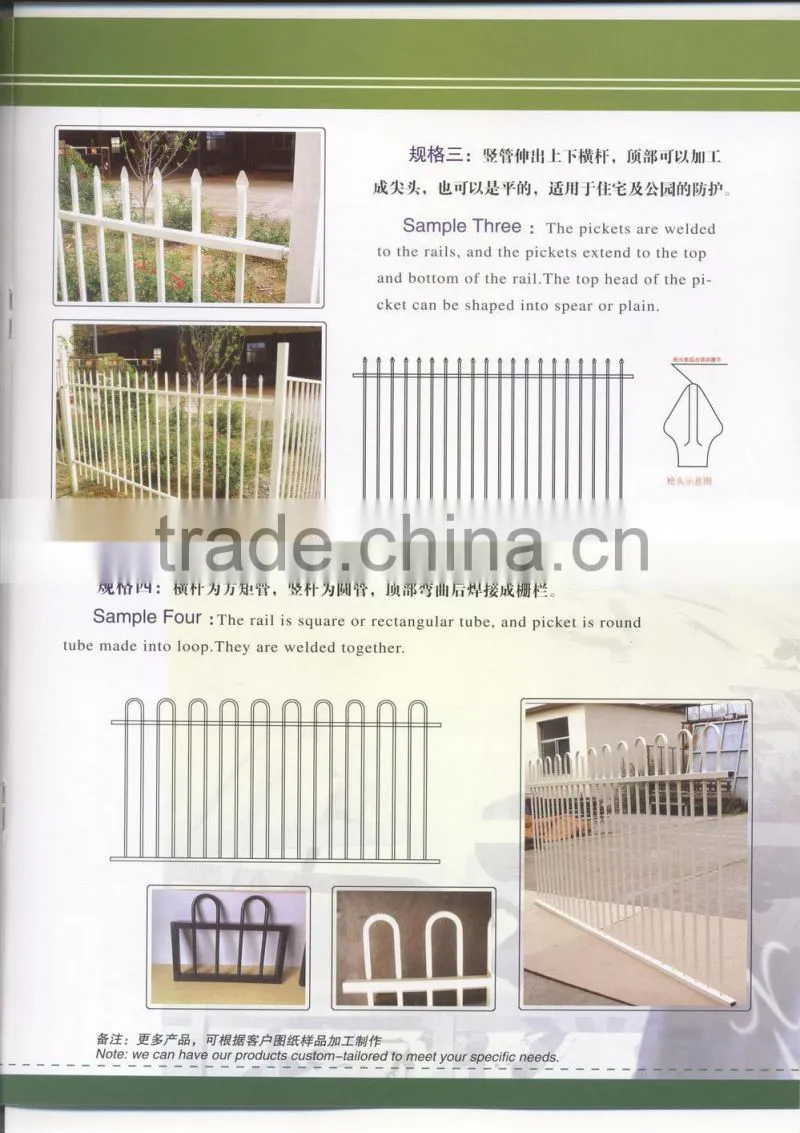 Wholesale Eco Friendly High Quality Decorative garden fence panels