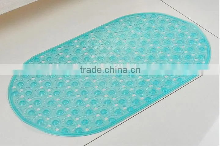 cute foots pattern and safty with suction cups pvc bath mat
