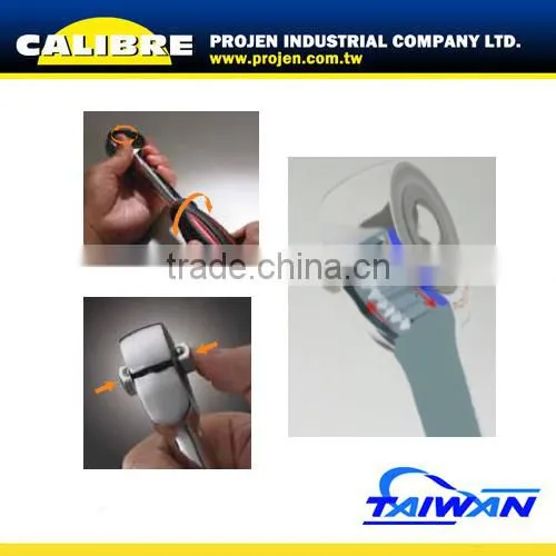 CALIBRE Narrow space use 60 Gear Teeth 3/8" Rotating Ratchet Handle
