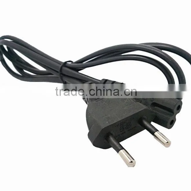 manufacturer of eight tail india 2 pin ac power cord cable 220v