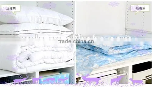 Good quality waterproof clothing pillow organiz air lock vacuum bag