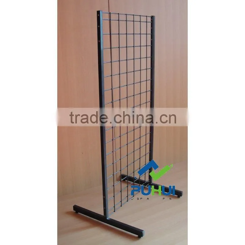 Free standing shop display rack