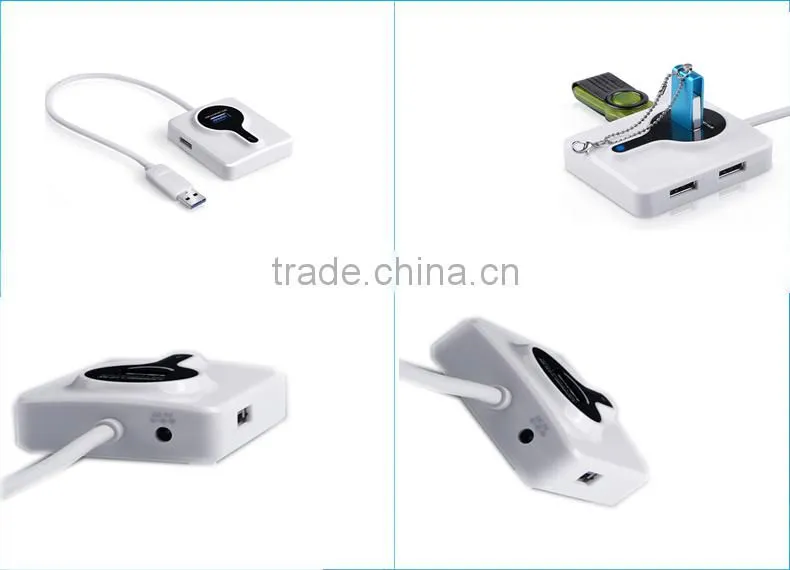 4-Port USB 3.0 HUB BC1.2 Smart Charging HUB for Tablet ,desktop