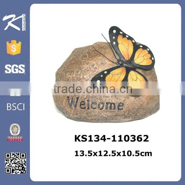 Unique modern art design owl ornaments for garden decoration