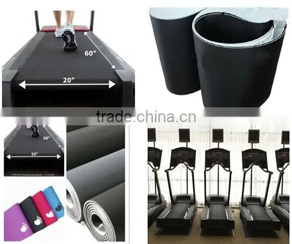 Black Treadmill PVC Conveyor Belt,Treadmill Belt for entertainment,Fitness Belt