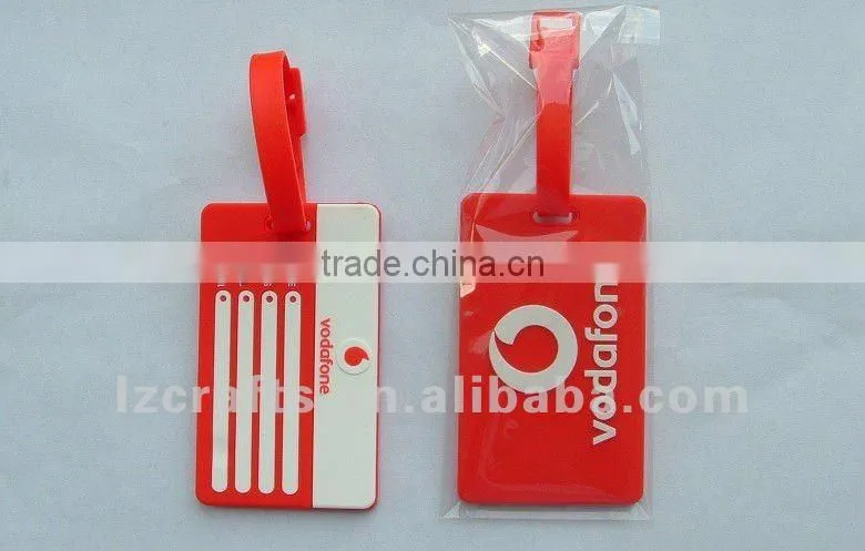 soft pvc luggage tags