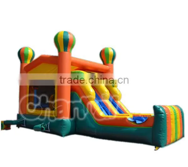 commercial inflatable balloon dazzle bouncer combo for sale, wholesale inflatable castle combo