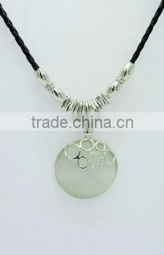 18K Gold plating pendant cat-eyes pendant fashion necklace three colors