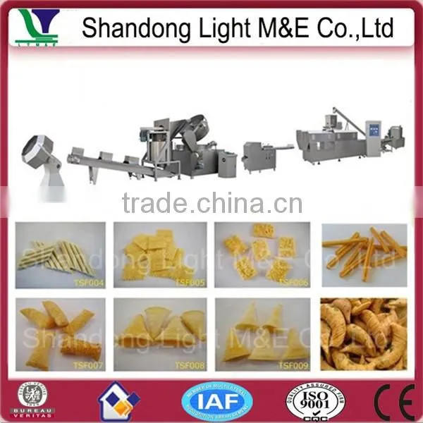 Automatic High speed Fried Twin Screw Wheat Flour Snack Extruder